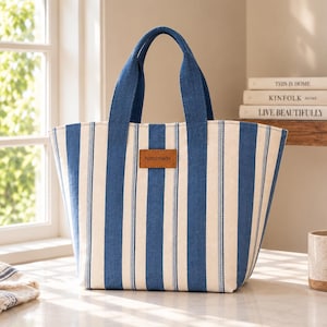 Wren Trapeze Tragetasche – Nähanleitung (PDF) | Canvas-Tragetasche für Anfänger | DIY-Einkaufstasche | Schultertasche | Sofort-Download