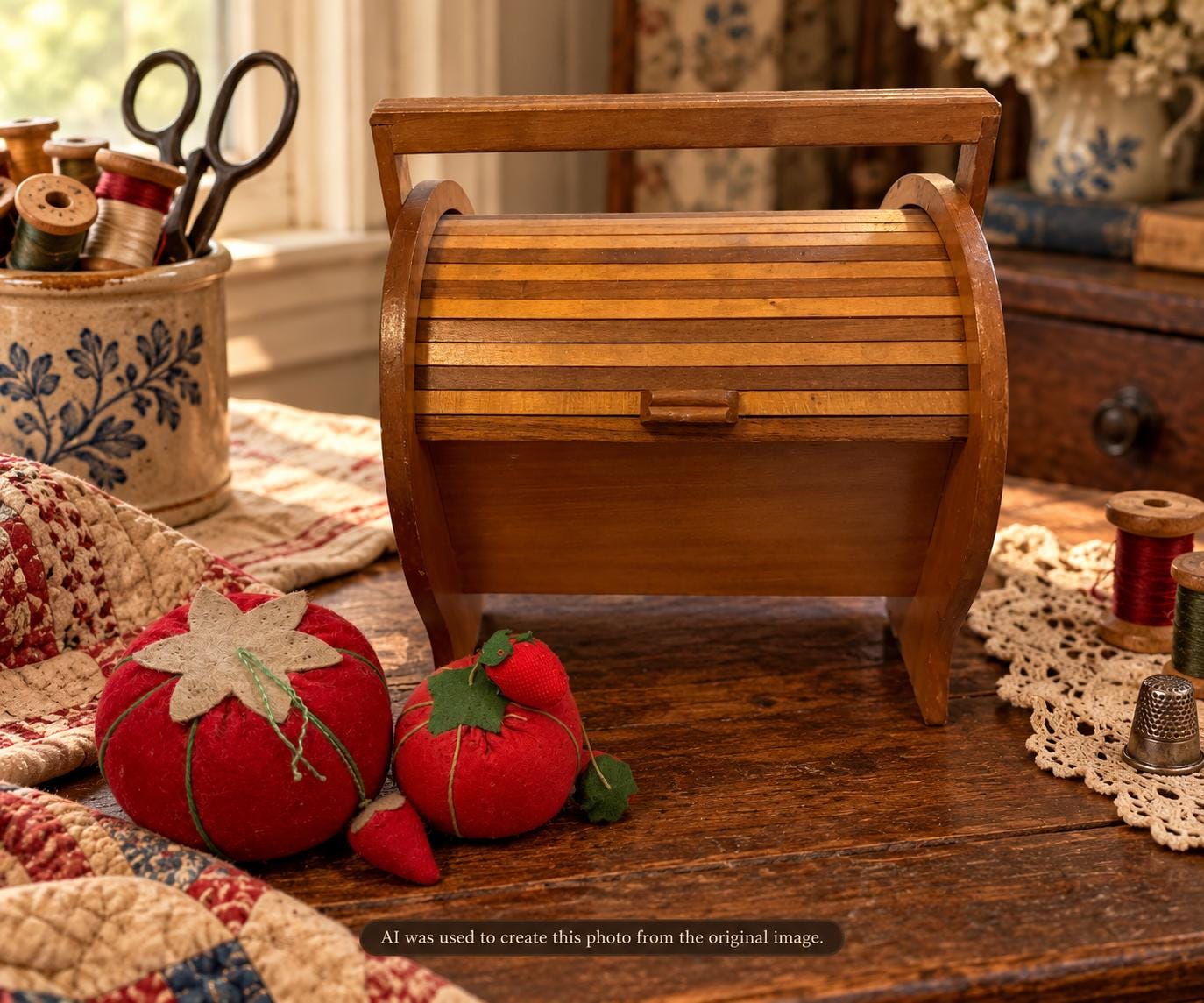 Antique Sewing Box - Etsy