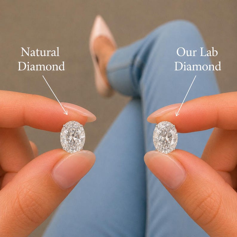 Natural vs lab grown gemstone comparison