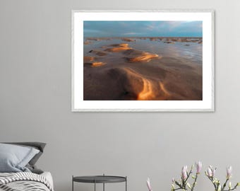Coastal Wooden Framed Poster, Semi-Glossy Paper, Ready-to-Hang Wall Art