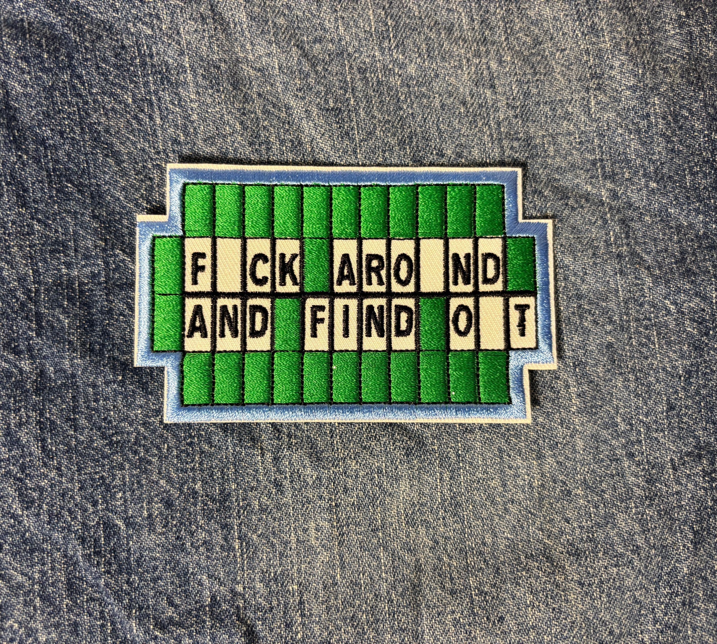 F Around Wheel of Fortune - Etsy