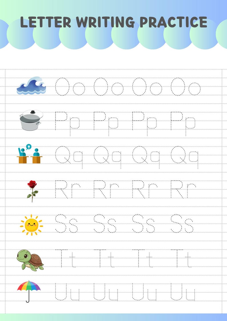 Alphabet Tracing Worksheets | Preschool Letter Writing Practice (PDF ...