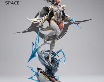Storm X-Men Statue + Bust 1/6 Scale STL