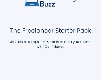 The Freelancer Starter Pack | Printable Templates & Checklists for Freelancers | Digital Download to Launch Your Business with Confidence