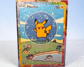 Pikachu With the Starry Night (proxy Card) - Etsy