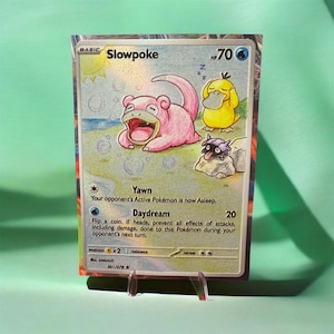 1995 slowpoke pokemon card value 1995, 96, 98 Fossil First Edition Listed cards may have imperfections. 1995 Slowpoke Basic Pokemon Card