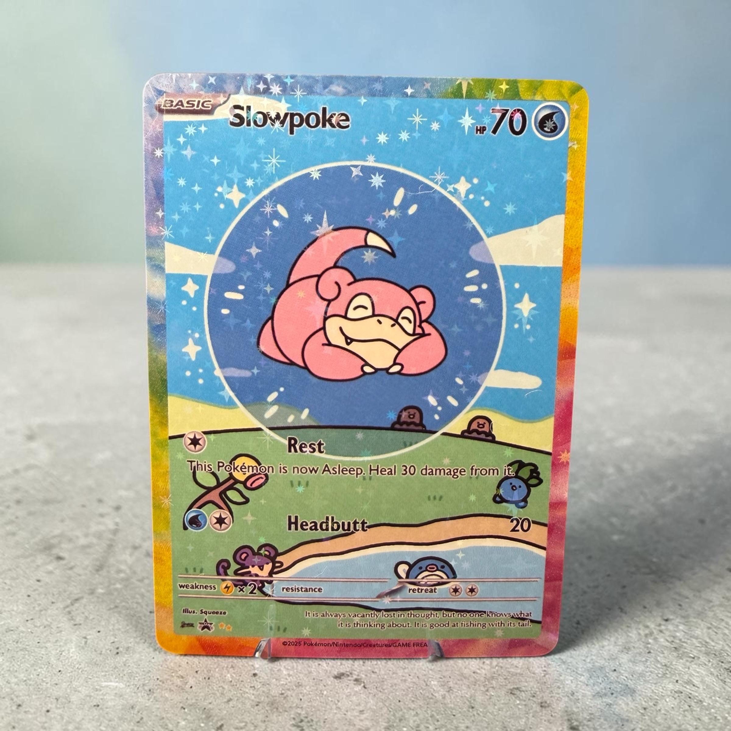 slowpoke card sleeves EVORETRO Perfect Fit - 400 Clear Penny Sleeves for Pokemon Cards, MTG, Yu-Gi-Oh, Lorcana, One Piece, Dragon Ball Protect your deck with Chill Slowpoke card sleeves Slowpoke Card Sleeves - Etsy