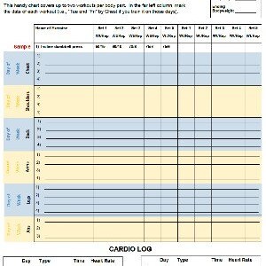 Fitness Trainingstagebuch