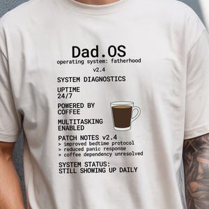 DAD.OS Operating System Coffee Mug, Funny Programmer Dad Gift, Coding Engineer Birthday