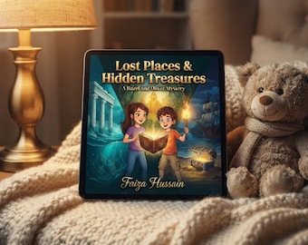Ebook mystérieux pour enfants Les lieux perdus et trésors cachés | Atlantis Ville de Gold Oak Island | 6-9 ans Aventure PDF | Hazel et Oliver Tome 3