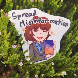 Philomena Cunk 'Spread Misinformation' Sitcker