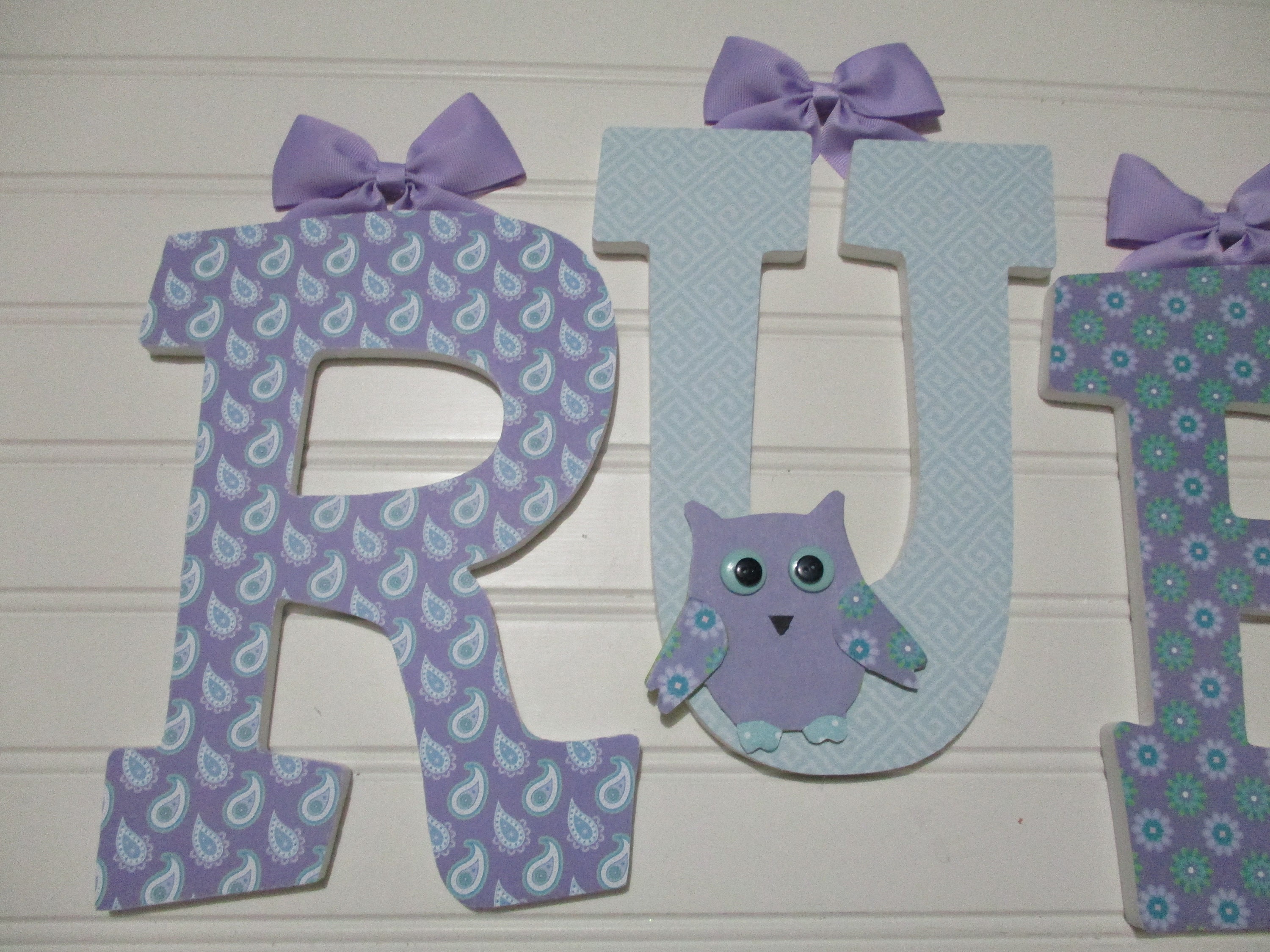 RUBY 13 00 Por Carta 8 1 2 Letras De Vivero De Etsy