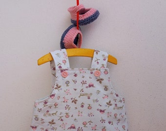 Doll skirt 43 cm Bib skirt and ballet flats