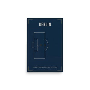 Decided From Twelve Yards | 2006 World Cup Final Art Print | The ARCHV Football Poster | Berlin Germany | Illustrated Wall Art