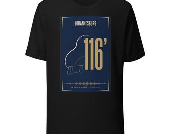 Johannesburg 2010 T-Shirt | Minute 116 | Football Final Graphic Tee | Minimalist Soccer Shirt | Football Fan Gift