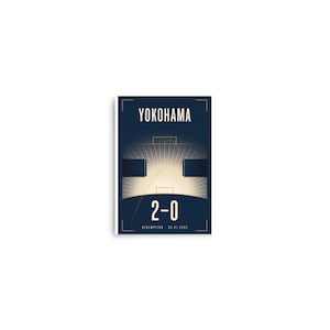 Redemption | 2002 World Cup Final Art Print | The ARCHV Football Poster | Yokohama Japan | Illustrated Wall Art