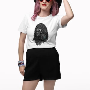 Camiseta gótica con máscara de gas / Ropa urbana de luto victoriano / Camiseta gótica gorpcore / Ropa gótica utilitaria / Camiseta de estilo academia oscura