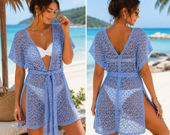 Beach Crochet Cover Up Pattern PDF | Crochet Beach Dress Pattern | Swim Cover Up Crochet Pattern | Women's Summer Coverup