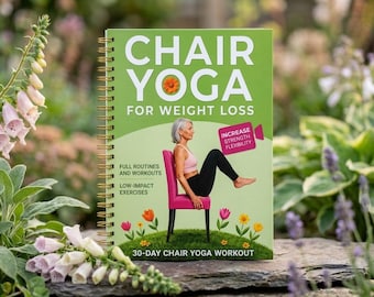 Stoelyoga voor gewichtsverlies: 30 dagen low-impact workoutgids voor beginners, senioren en thuisfitness