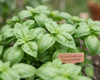 1000 basilicumzaden voor kruidentuinaanplant
