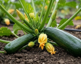 Courgettezaden voor aanplant in de moestuin