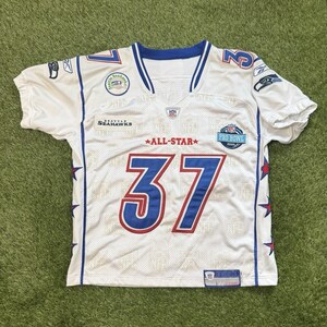 Sällsynta, möjligen spelanvända, äkta Reebok Shaun Alexander Pro Bowl Seahawks från 2006