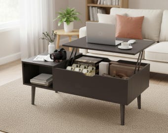 Lift Top Coffee Table | Modern Coffee Table with Storage