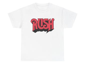 Rush Classic Rock T Shirt S-5XL NEW Unisex Cotton Tee
