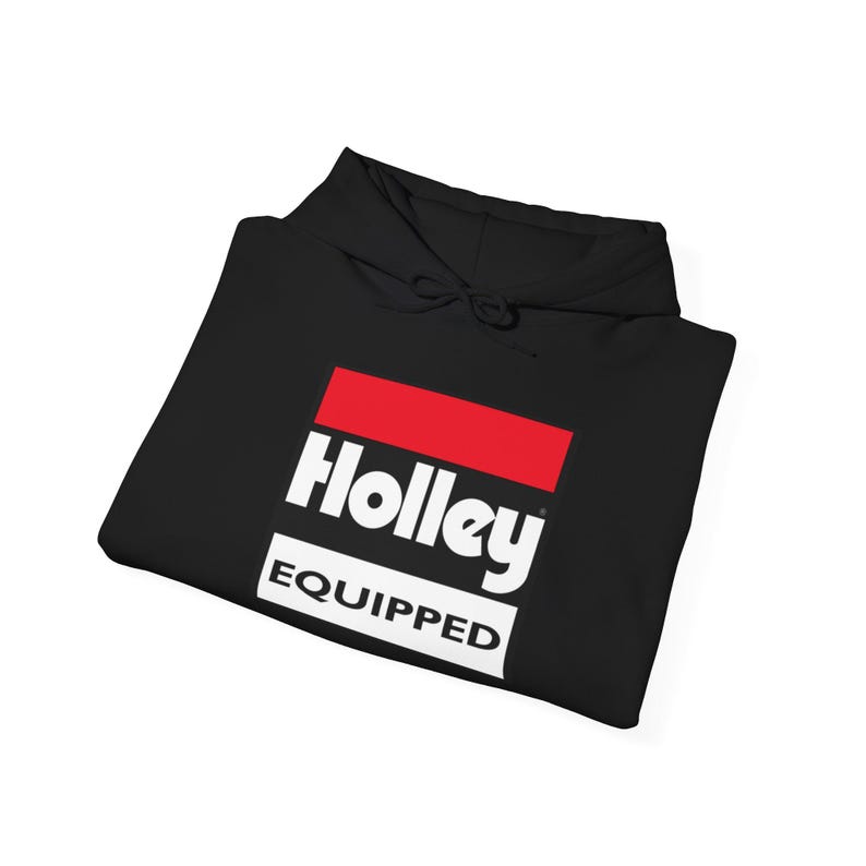 Holley Carb Graphic Hoodie Car Parts Unisex Heavy Blend™ Hooded Sweatshirt image 4