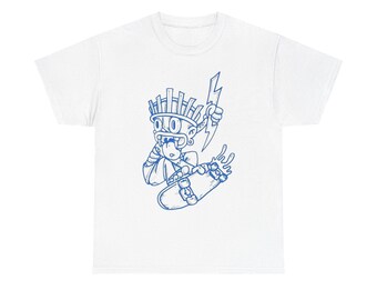 Skateboarding Graphic T Shirt Unisex Heavy Cotton NEW Tee