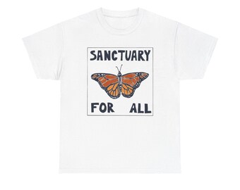 Sanctuary For All Graphic T Shirt NEW ADULT Unisex Heavy Cotton Tee