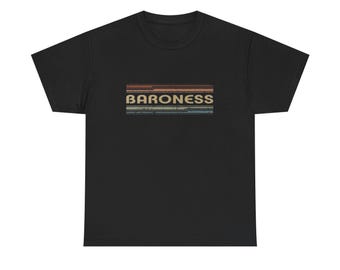 バロネスTシャツ ヘビーコットン ユニセックスTシャツ 新品ギフト