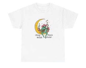 Stay Wild Moon Child Graphic T Shirt NEW ADULT Tee