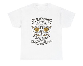 Butterfly Art Graphic T Shirt NEW ADULT Unisex Heavy Cotton Tee