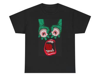Grafisch T-shirt skateboarden Retro Cali LA ART zwaar katoenen T-shirt uniseks 1