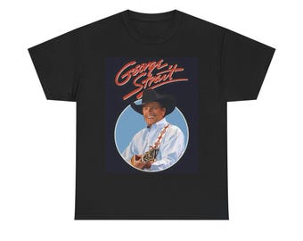 ジョージ・ストレイト Tシャツ テキサスカントリーポスター レトロツアー ユニセックス ヘビーコットン
