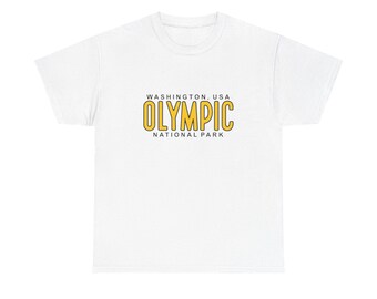 Olympic Washington Graphic T Shirt Heavy Cotton Tee