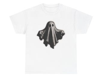 Ghost Graphic T Shirt Unisex Heavy Cotton NEW Tee