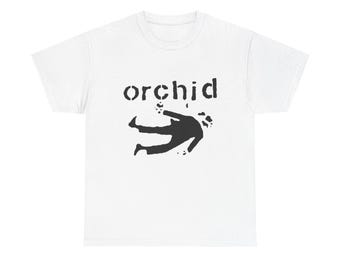 Orchid Graphic T Shirt Unisex Heavy Cotton Tee