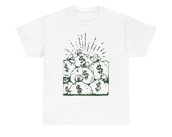 Moneybags Graphic T Shirt NEW ADULT Unisex Heavy Cotton Tee