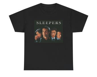 Sleepers T shirt Vintage Movie Poster Retro 90s Unisex Heavy Cotton Tee