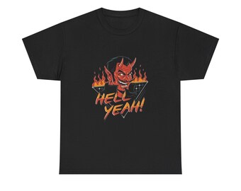 Hell Yeah Tシャツ ユニセックス ヘビーコットンTシャツ
