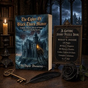 Le Chiffre du Manoir de Black Thorn, un mystère gothique fait de codes, d'indices et de secrets mortels