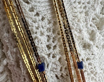 Elegant 1970's Vintage Multi-Strand Gold Tone Necklace