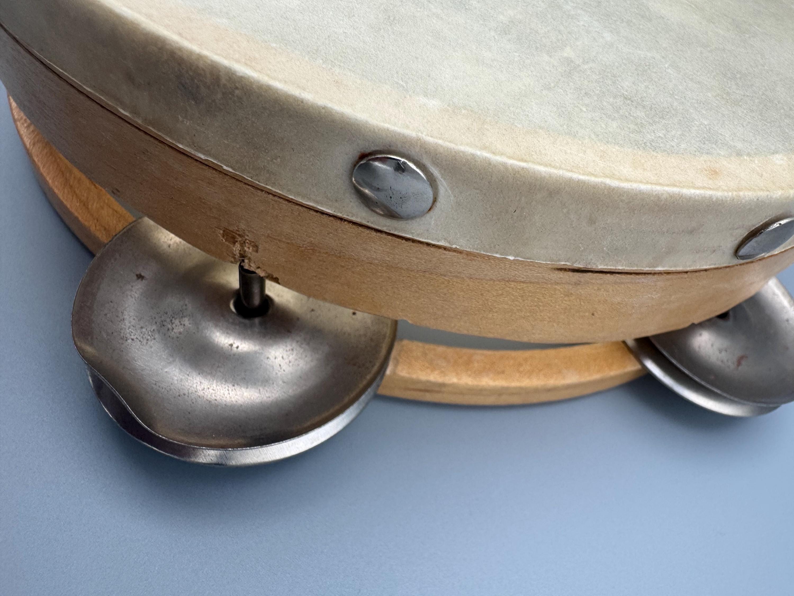 Vintage Tambourine - Etsy