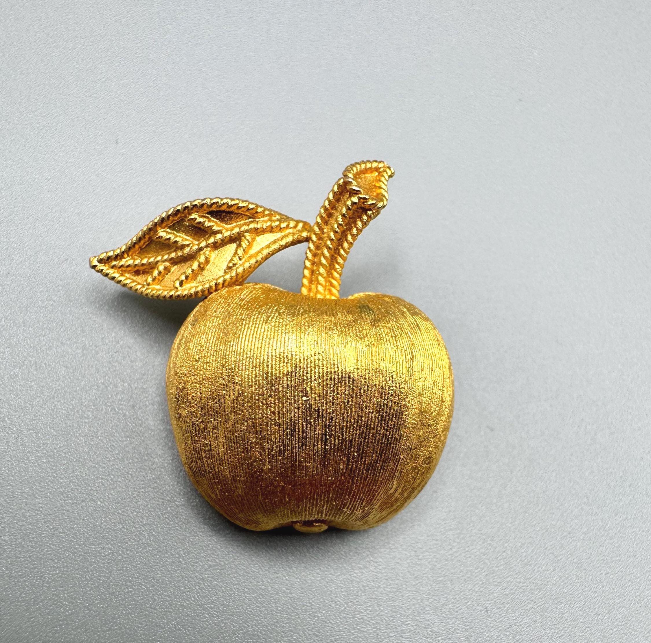 1960s Apple Pin - Etsy