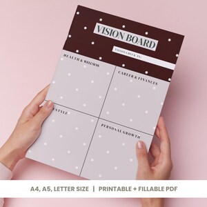 Dream Life Planner, PDF, Instant Download, (3 Sizes)