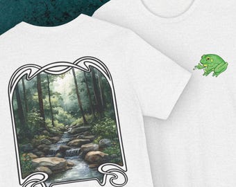 Aquarell Buntstift Zeichnung T-Shirt