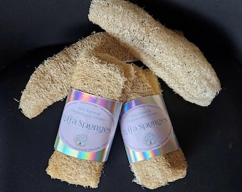 Organic Luffa Sponge: Natural Biodegradable Bath & Kitchen Scrubber