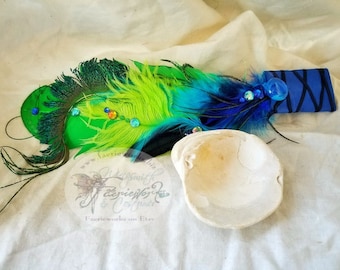 Handgemaakte set veegveren: Wicca Pagan Ritual Kit